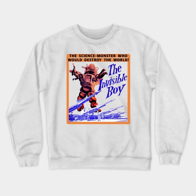 Invisible Boy Crewneck Sweatshirt by MonsterKidRadio